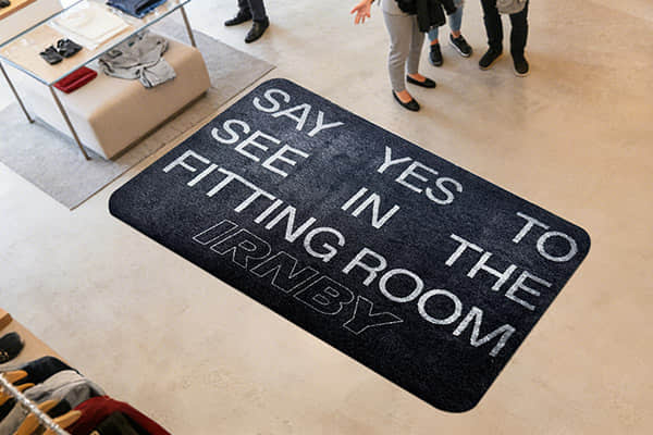 Patia Twist-Printed Carpet Logo Mats