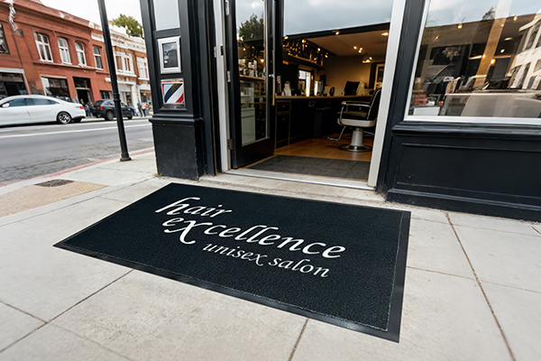 Patia-Brushed Logo Mats