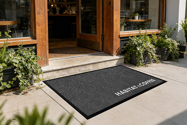 Patia-Brushed Logo Mats