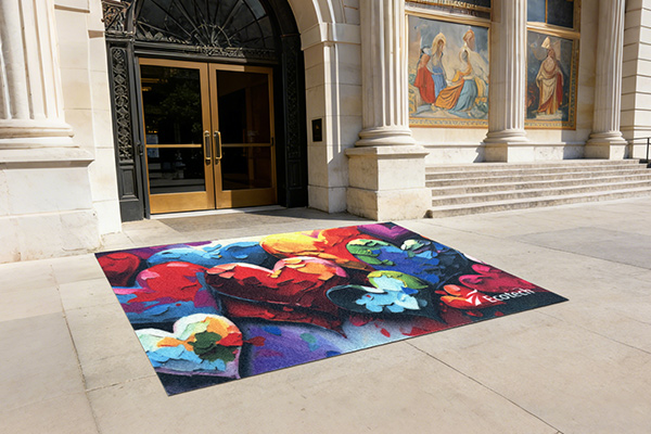 Patia-Brushed Logo Mats