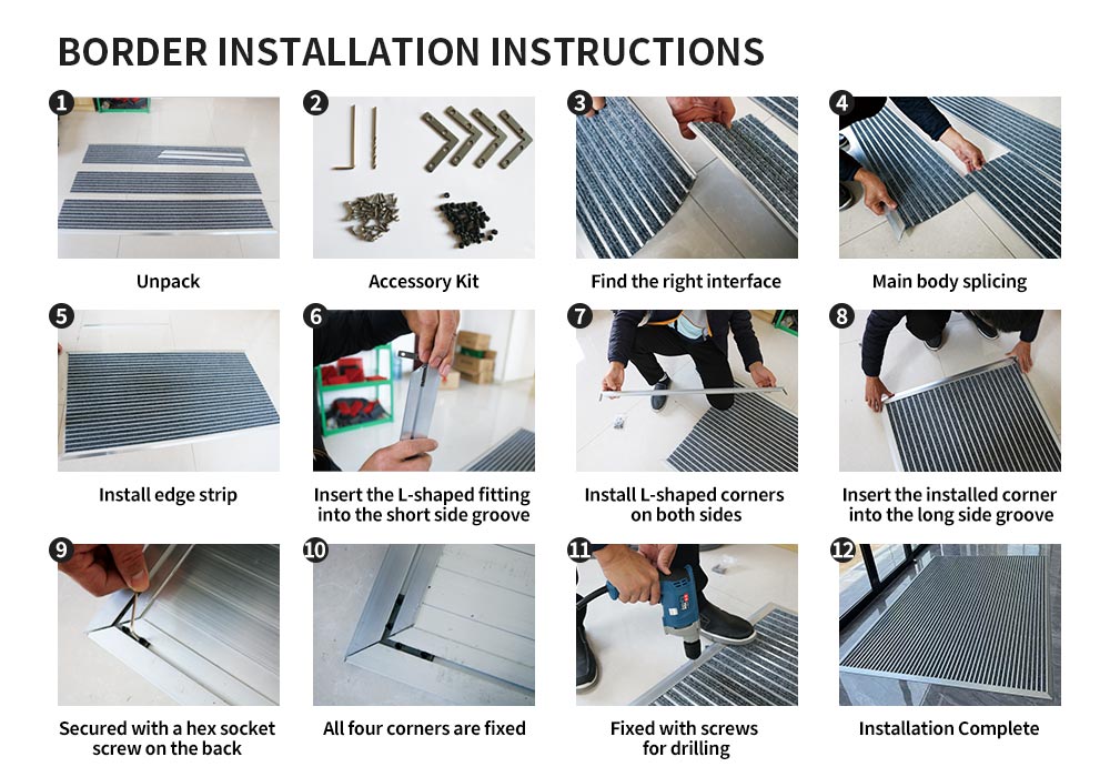 Leviathan Aluminum Entrance Logo Mats