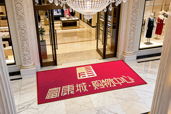 ChunpiRiverValley Striped Logo Floor Mats