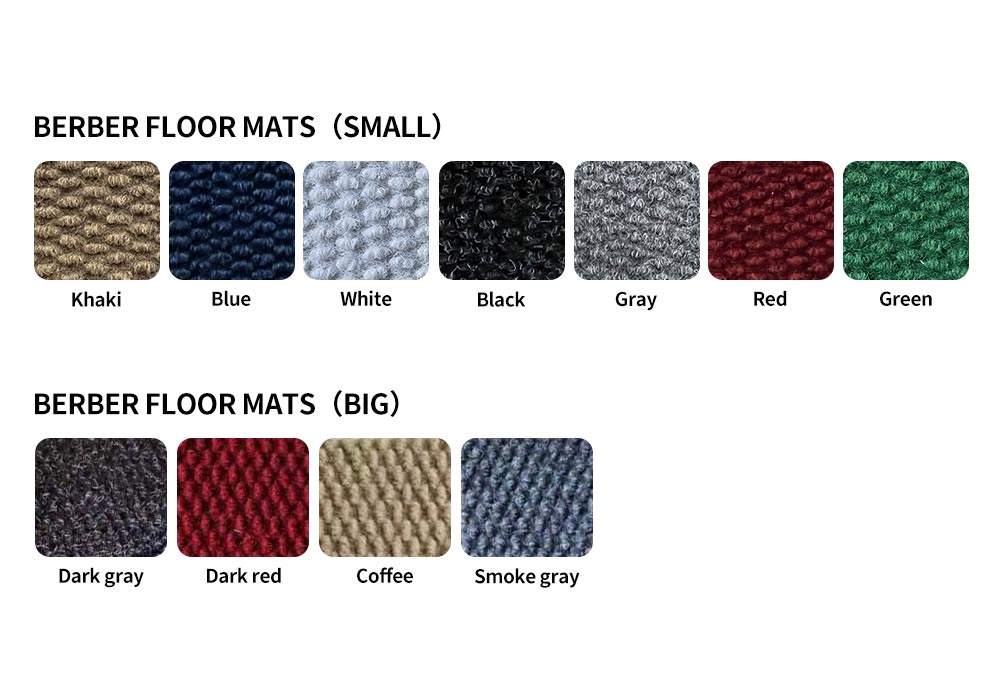 Nanxiaogu Heavy Duty Berber Floor Mats