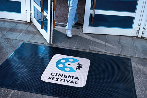 Rubber Scraper Logo Mats